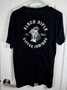 Black Rifle Coffee Company Black Logo Graphic Short Sleeve Tee Men’s Large